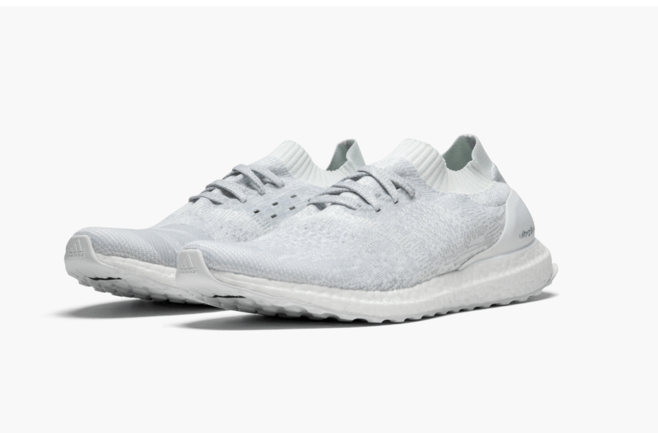 All white ultra clearance boost uncaged