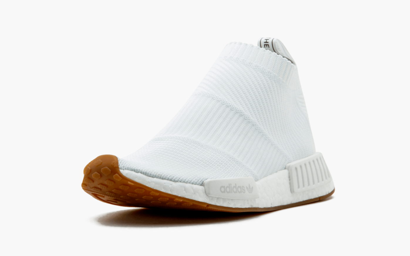 Adidas NMD City Sock 1 Primeknit White Gum Sole – Kicks
