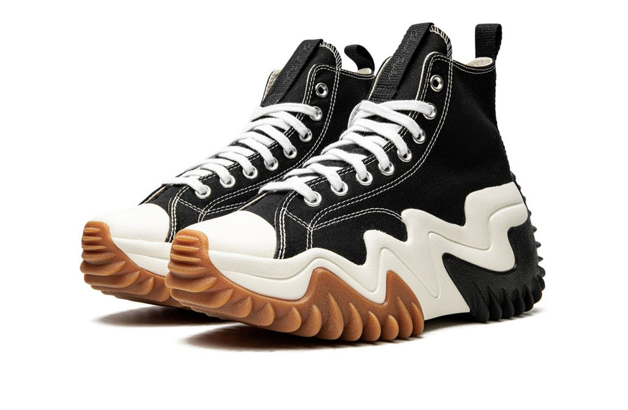 Converse High Run Star Motion Black White Gum Women's