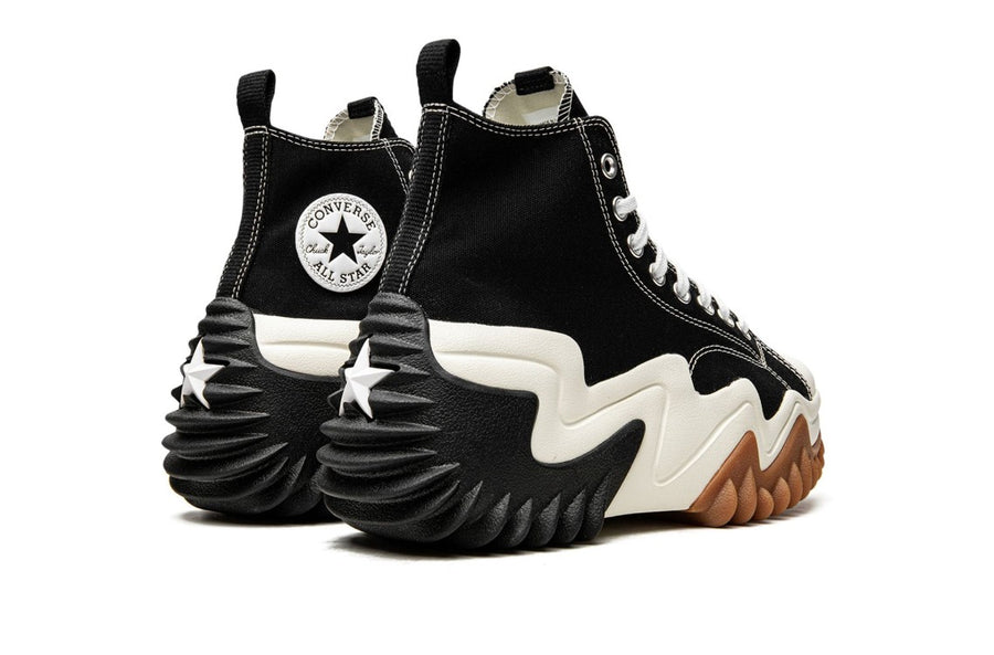 Converse High Run Star Motion Black White Gum Women's