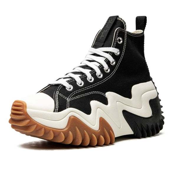 Converse High Run Star Motion Black White Gum Women's