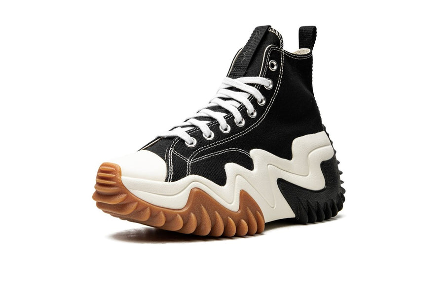 Converse High Run Star Motion Black White Gum Women's