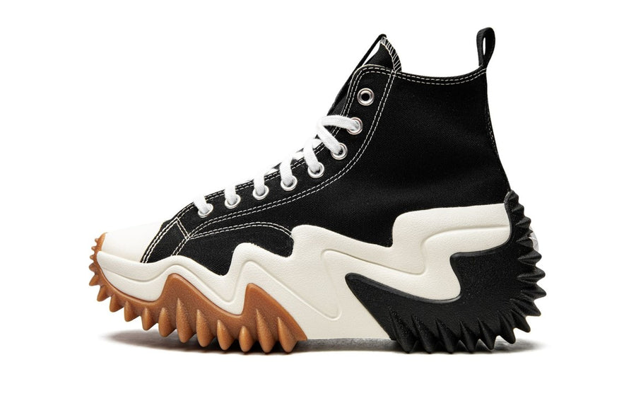 Converse High Run Star Motion Black White Gum Women's