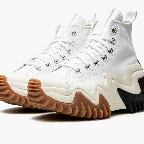 Converse High Run Star Motion White Black Gum Women's