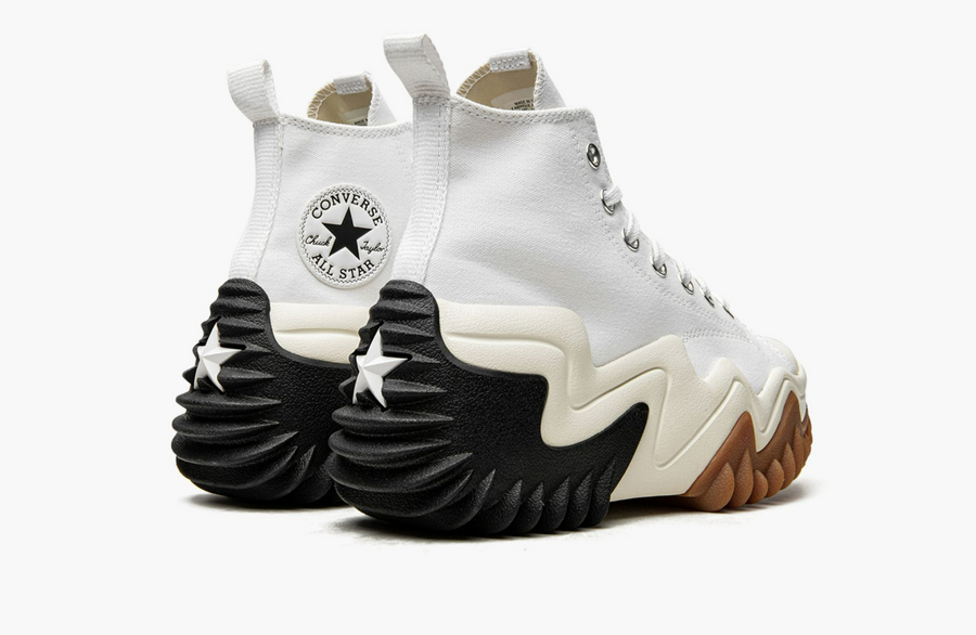 Converse High Run Star Motion White Black Gum Women's