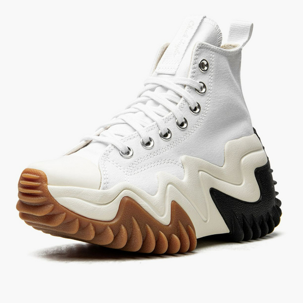 Converse High Run Star Motion White Black Gum Women's