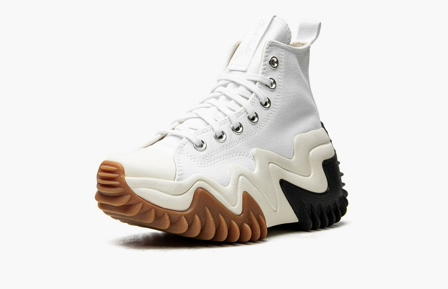 Converse High Run Star Motion White Black Gum Women's