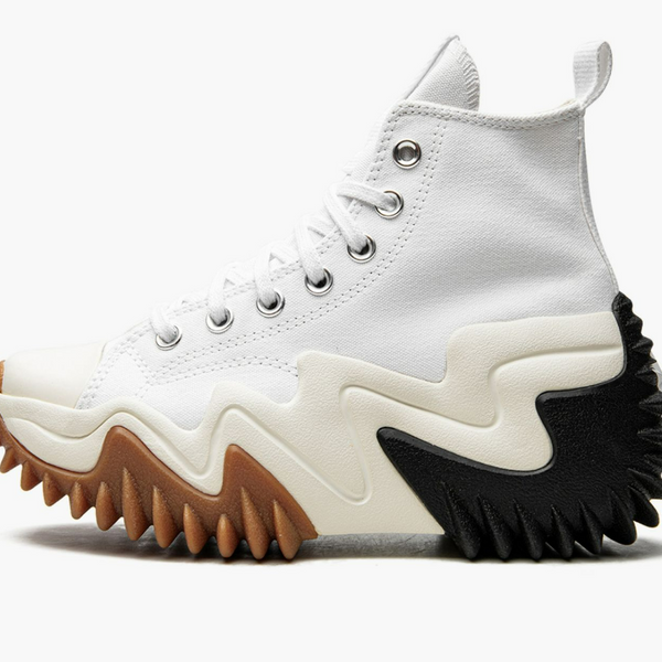 Converse High Run Star Motion White Black Gum Women's