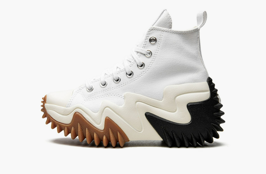 Converse High Run Star Motion White Black Gum Women's