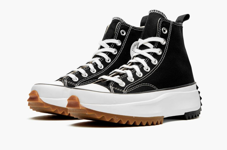 Converse Run Star Hike High Black White Gum Sole Women's