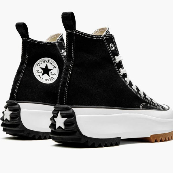 Converse Run Star Hike High Black White Gum Sole Women's