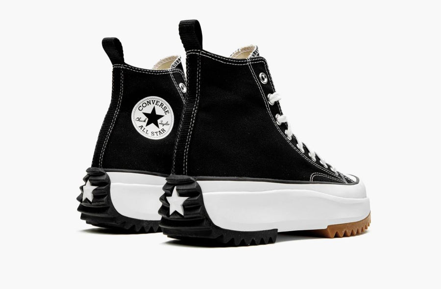 Converse Run Star Hike High Black White Gum Sole Women's