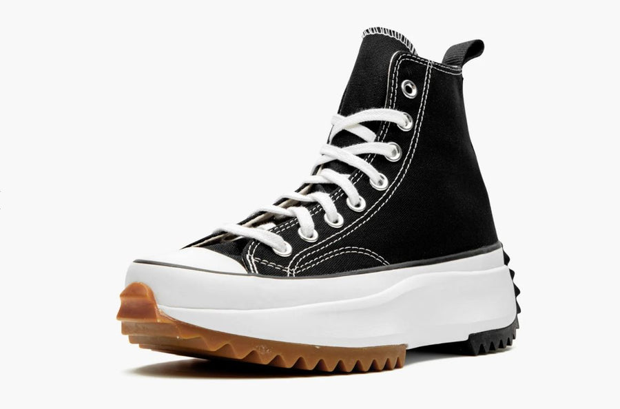 Converse Run Star Hike High Black White Gum Sole Women's