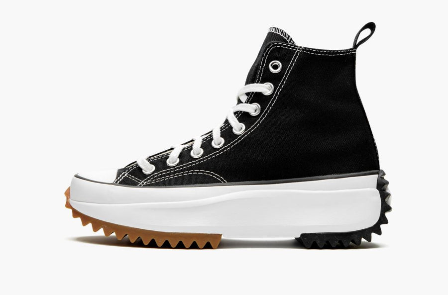 Converse Run Star Hike High Black White Gum Sole Women's