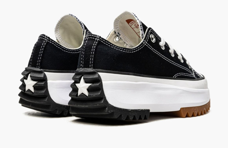 Converse Run Star Hike Low Black White Gum Sole Men's
