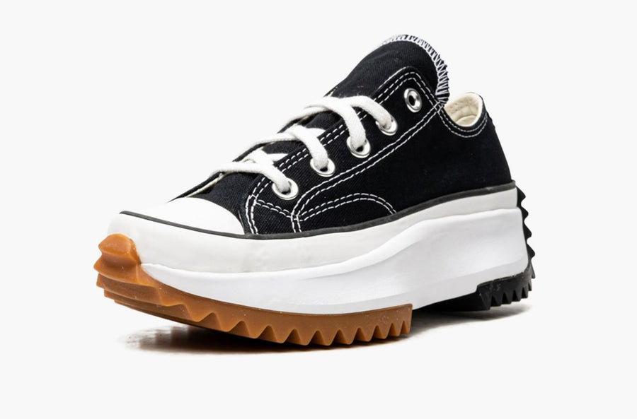 Converse Run Star Hike Low Black White Gum Sole Men's