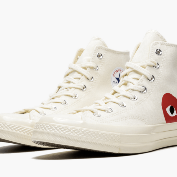 Cdg converse sale high top white