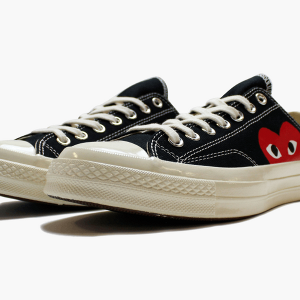 Converse X CDG Chuck Taylor All Star Low Play Black Women's