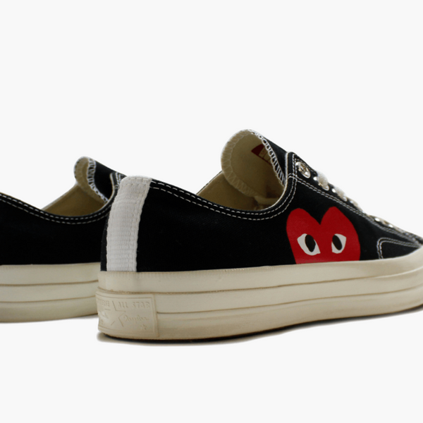 Converse X CDG Chuck Taylor All Star Low Play Black Women's