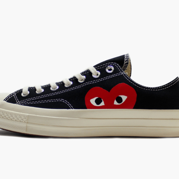 Converse X CDG Chuck Taylor All Star Low Play Black Women's