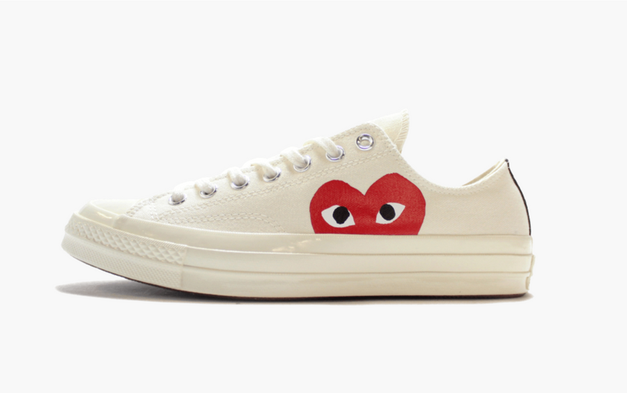Converse X CDG Chuck Taylor All Star Low Play White Men's