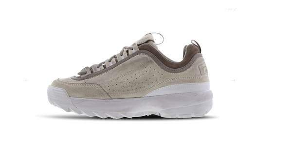 Fila disruptor store 2 script distressed