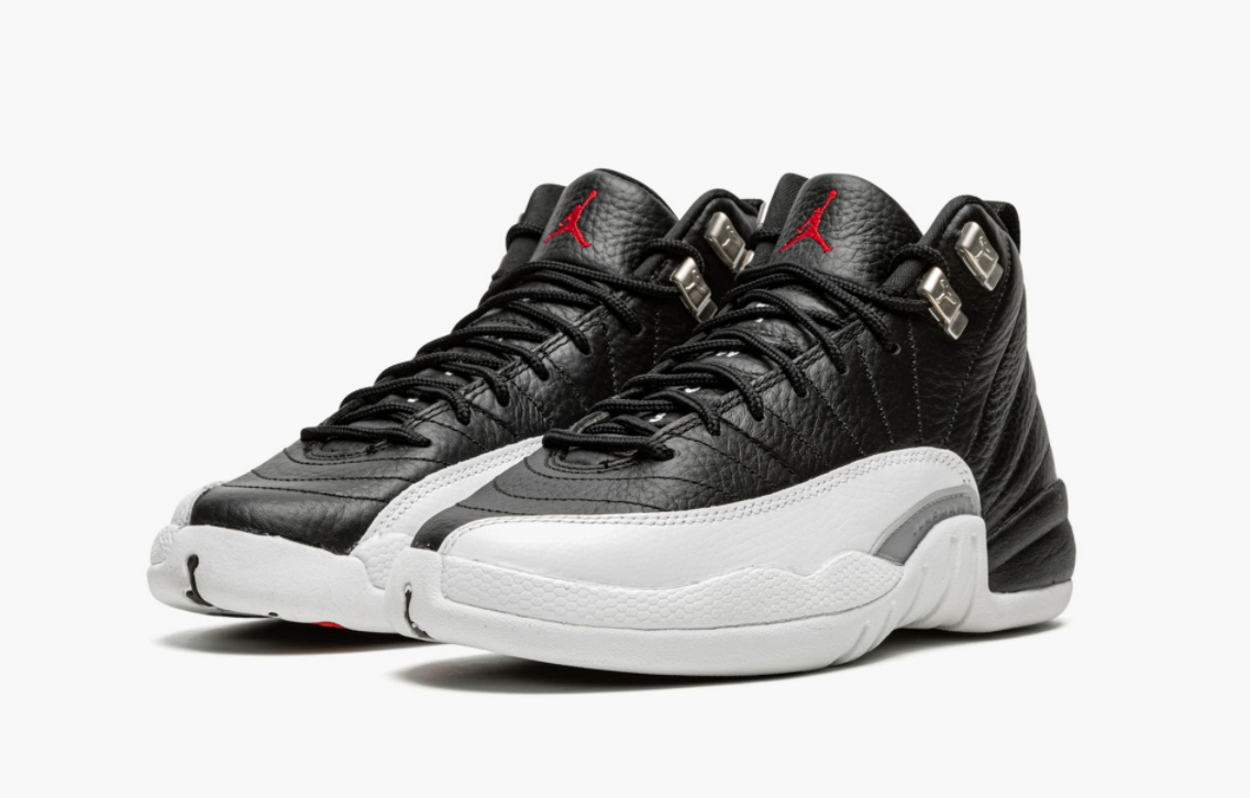 Jordan 12 Retro Playoffs 2022 Gradeschool Pimp Kicks