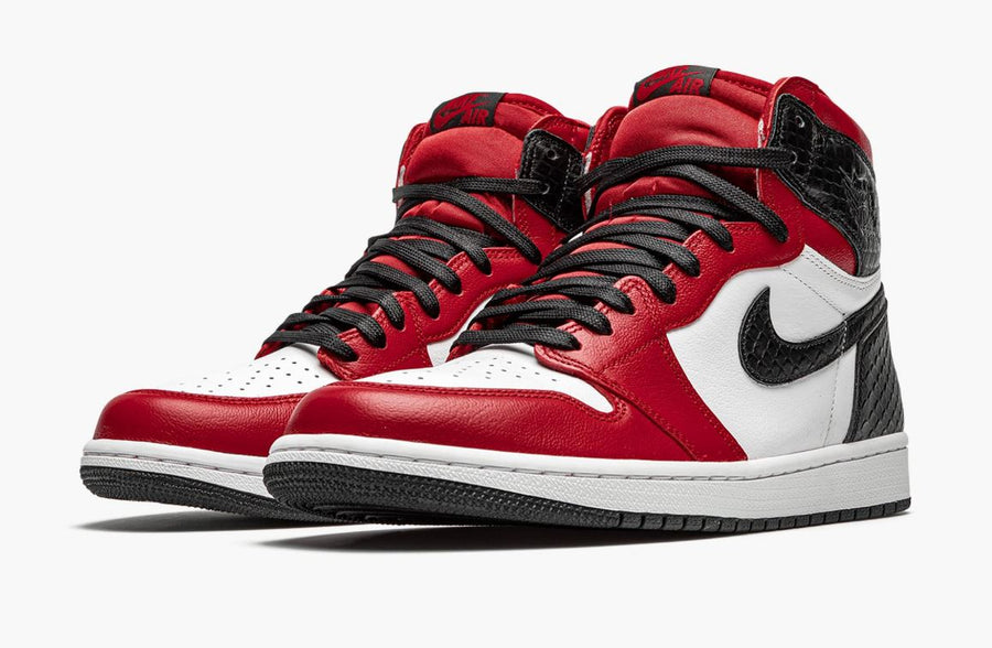 Jordan 1 High Satin Snake Chicago Women's