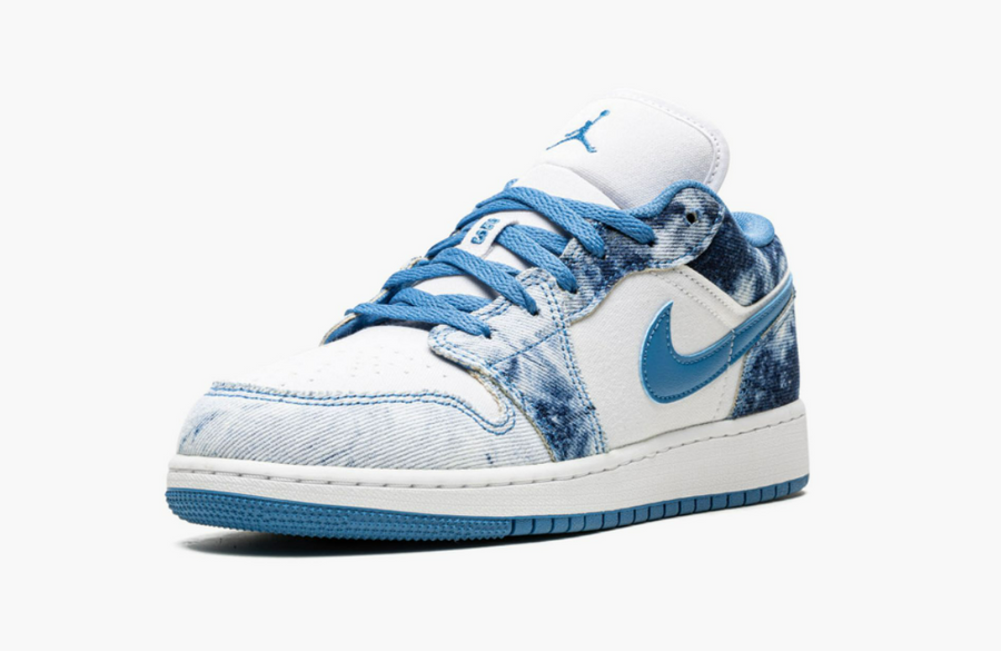 Jordan 1 Low Acid Washed Denim (Gradeschool)
