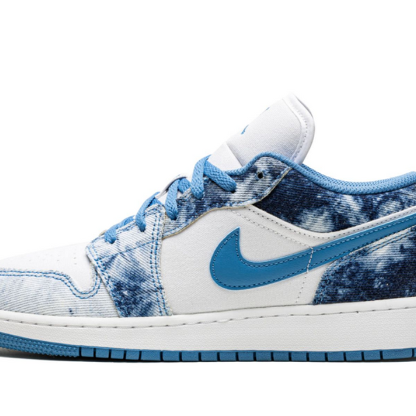 Jordan 1 Low Acid Washed Denim (Gradeschool)