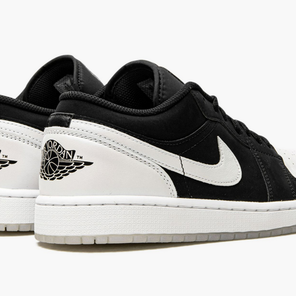 Jordan 1 Low Black White Diamond Men's