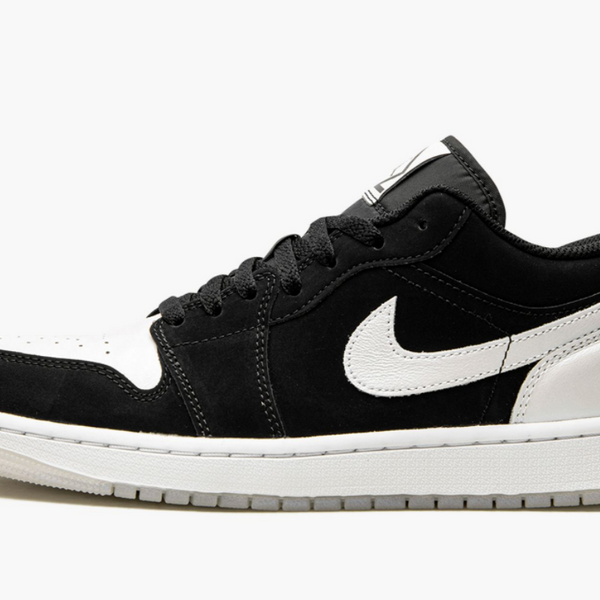 Jordan 1 Low Black White Diamond Men's