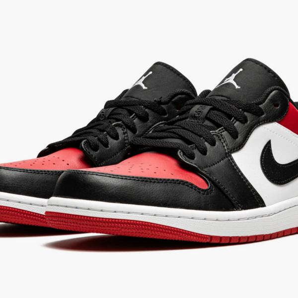 Jordan 1 Low Bred Toe Men's