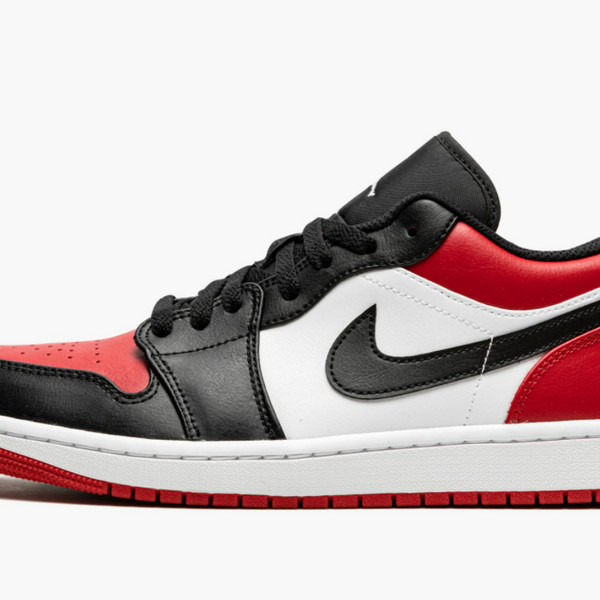 Jordan 1 Low Bred Toe Men's