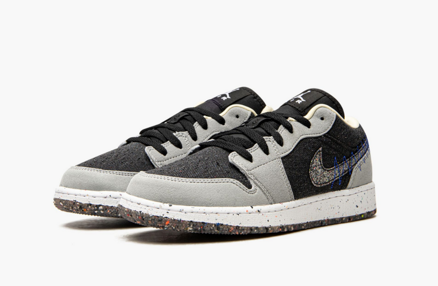 Jordan 1 Low Crater Black Grey (Gradeschool)