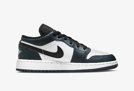 Jordan 1 Low Dark Teal (Gradeschool)