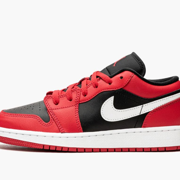 Jordan 1 Low Black Very Berry (Gradeschool)