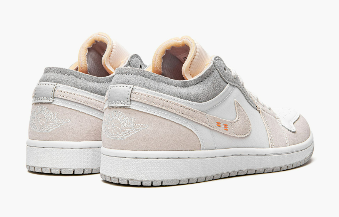 Jordan 1 Low Inside Out Cream White Light Grey Men s Pimp Kicks