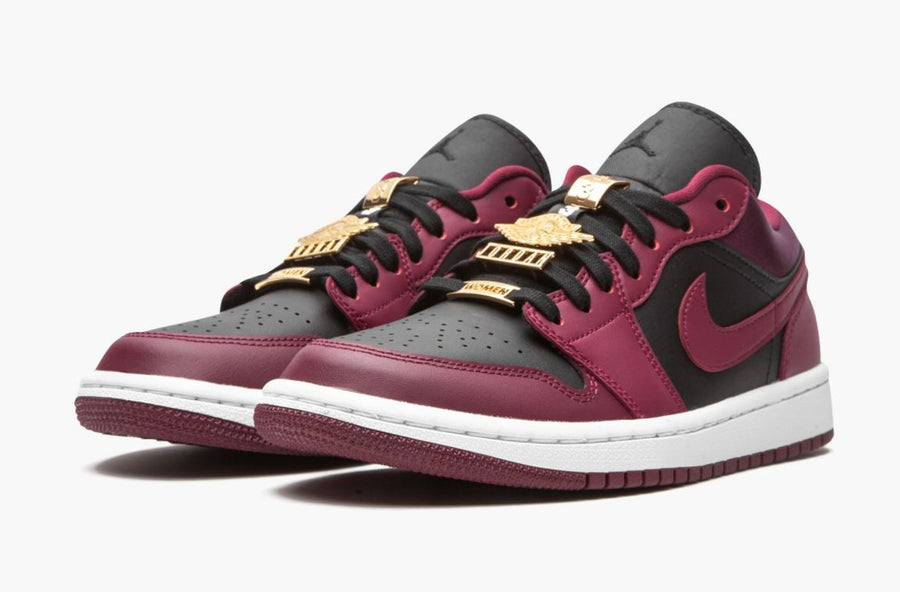 Jordan 1 Low Maroon Black Beetroot Women's