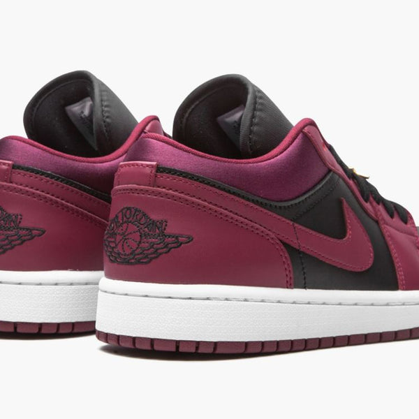 Jordan 1 Low Maroon Black Beetroot Women's