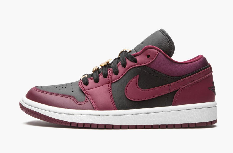 Jordan 1 Low Maroon Black Beetroot Women's