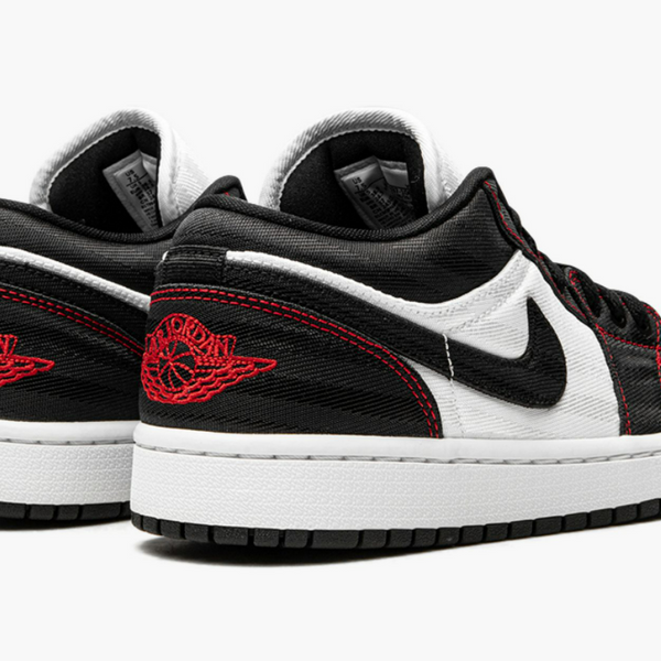 Jordan 1 Low SE Utility White Black Gym Red Women's