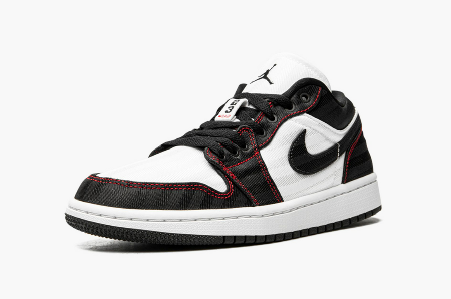 Jordan 1 Low SE Utility White Black Gym Red Women's