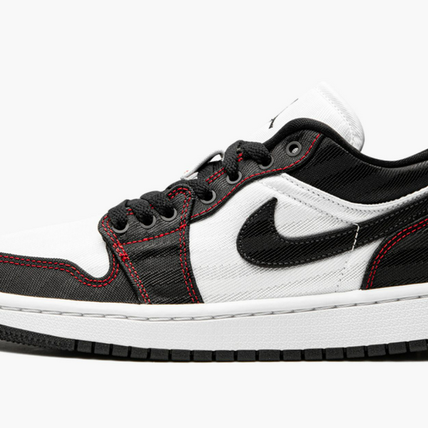 Jordan 1 Low SE Utility White Black Gym Red Women's