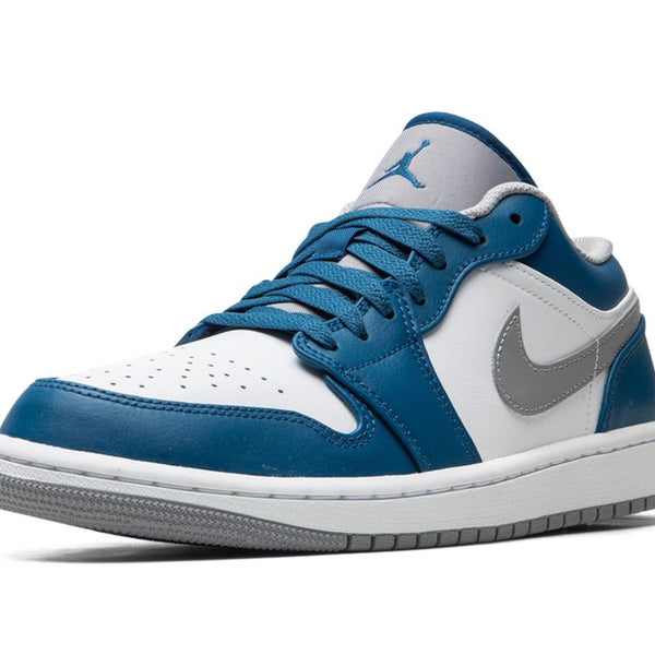 Jordan 1 Low True Blue Men's