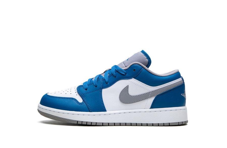 Jordan 1 Low True Blue (Gradeschool)