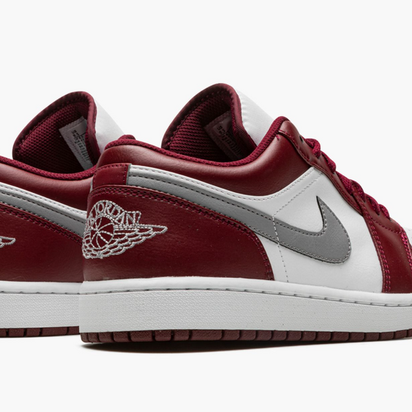 Jordan 1 Low White Bordeaux Men's