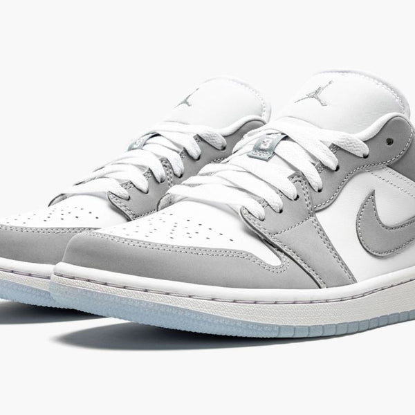 Jordan 1 Low White Wolf Grey Women's