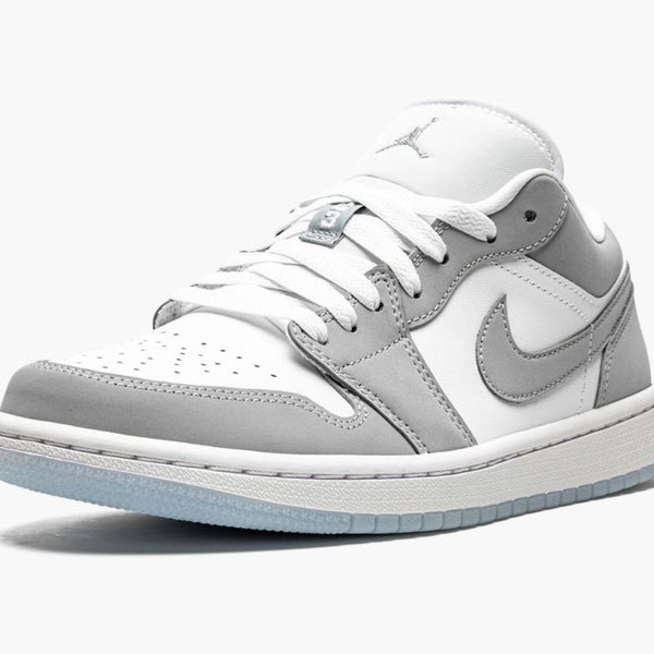 Jordan 1 Low White Wolf Grey Women's