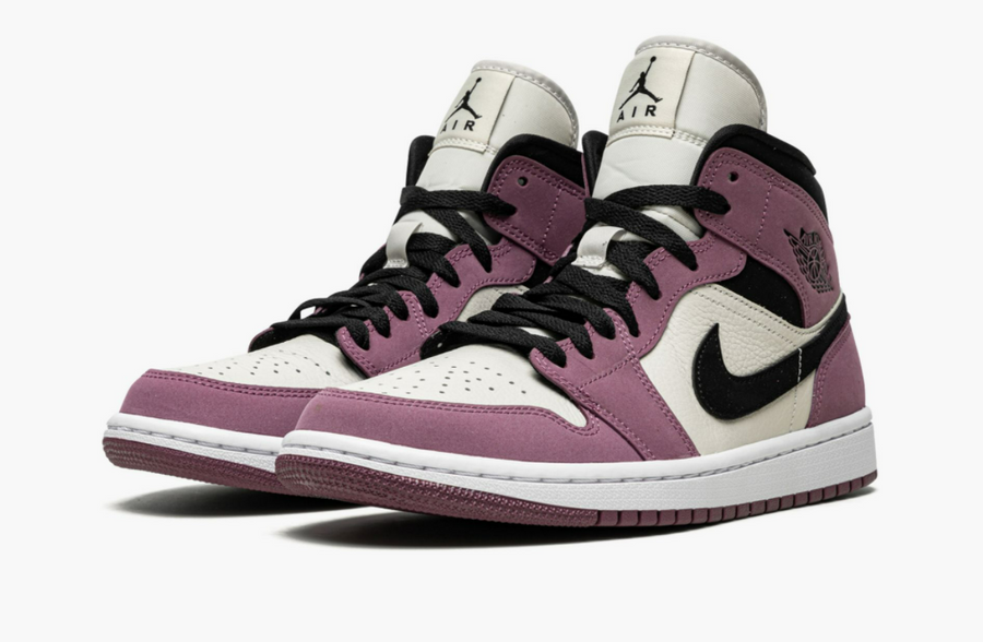 Jordan 1 Mid Berry Pink Women's